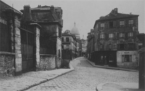 Montmarte (Le Sacre-Coeur, Vu De La Rue Norvins)