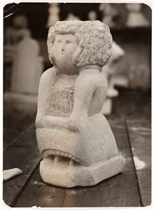 Sculpture, William Edmondson (Lady with Uplifted Skirts)