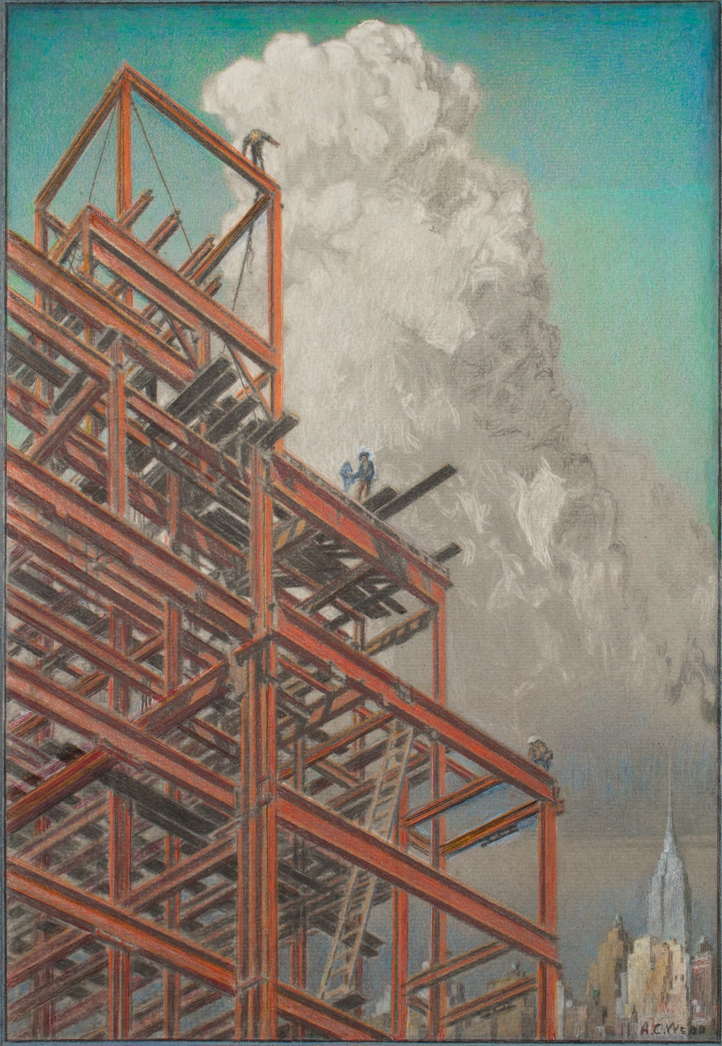 1984.14.56 Webb Empire State Building Girders