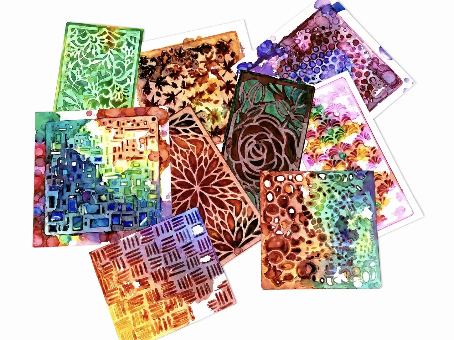 Alcohol ink workshop image
