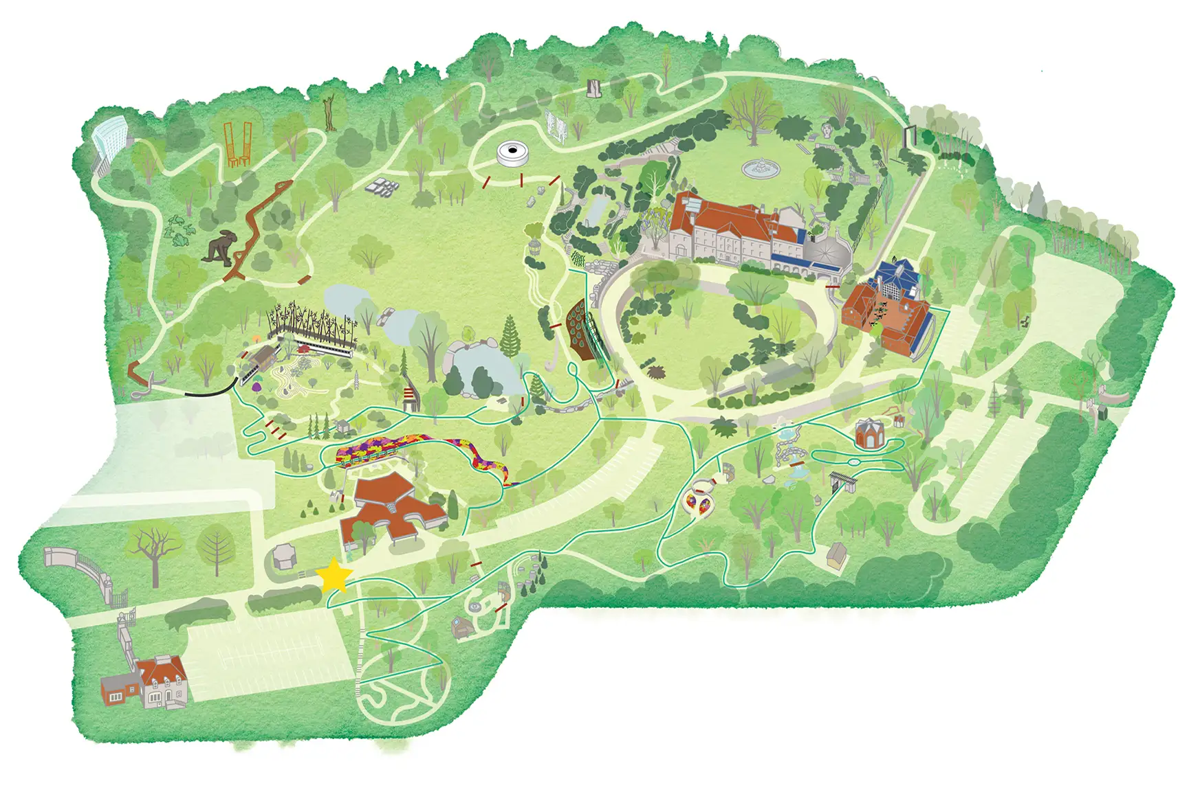 Cheekwood Website Map_Summer 2026
