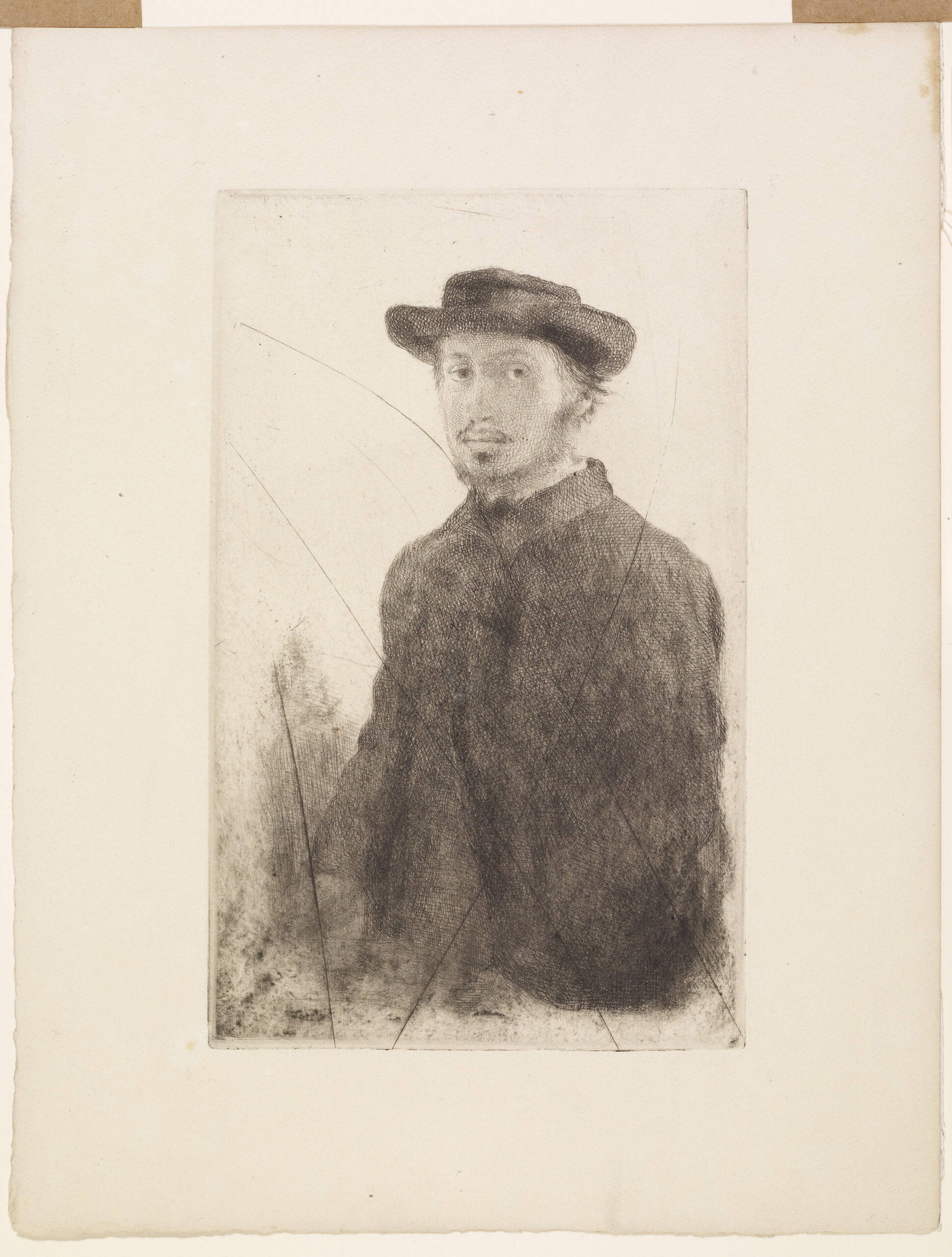 Degas, self portrait