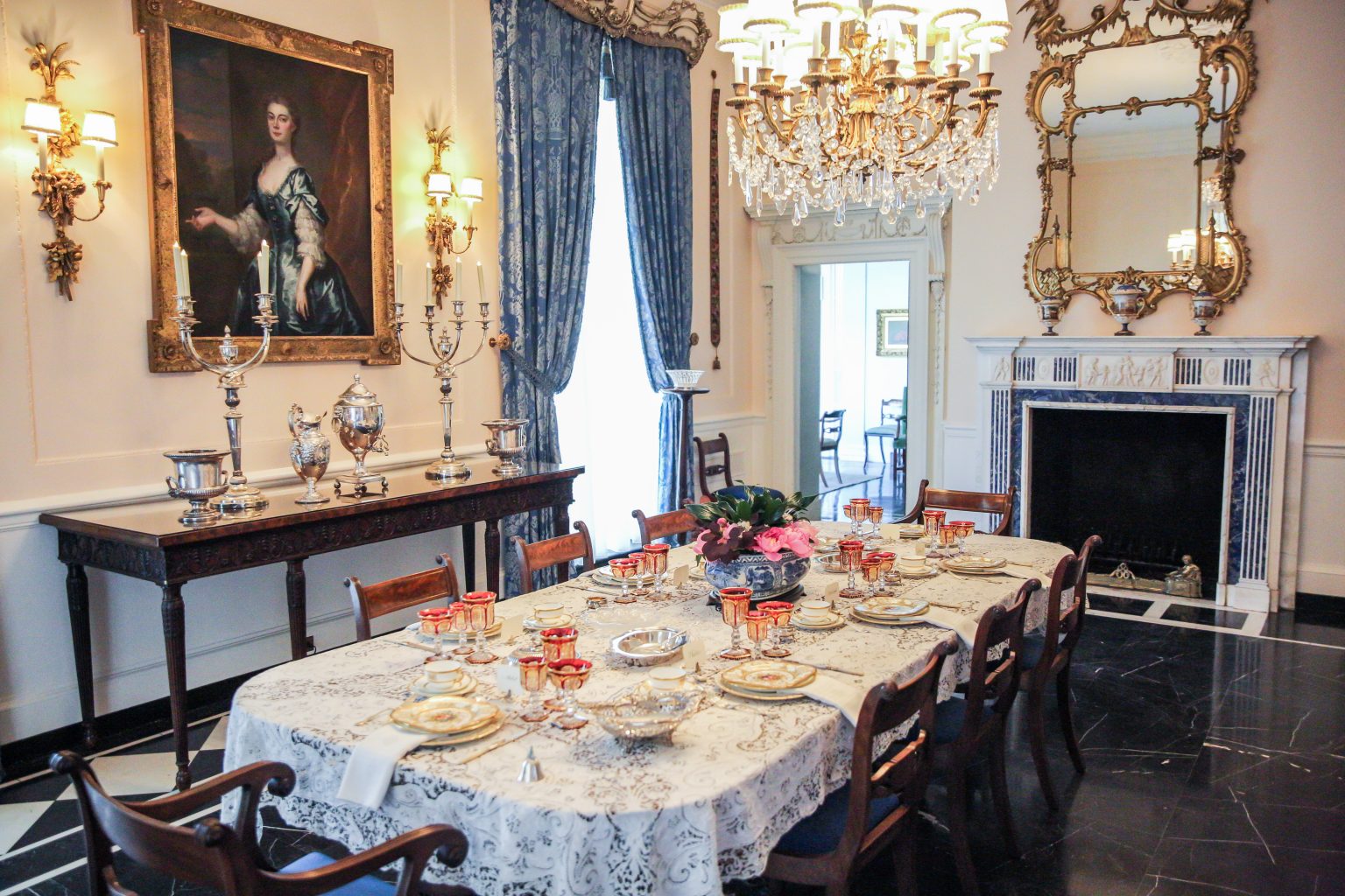 Dining Room in the Cheek Mansion